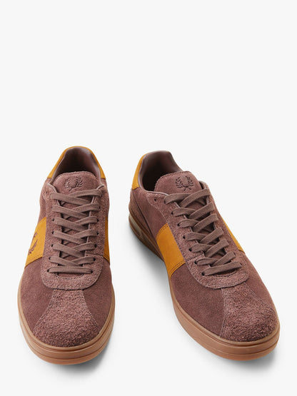 Suede sneakers with iconic embroidery thumbnail