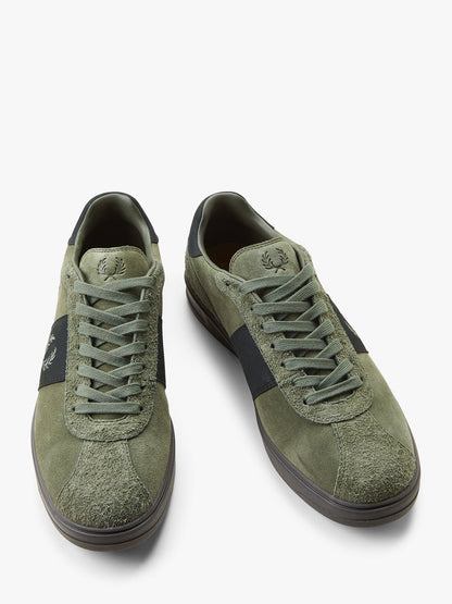 Suede sneakers with iconic embroidery thumbnail