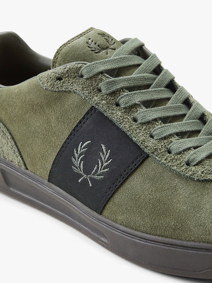 Suede sneakers with iconic embroidery thumbnail