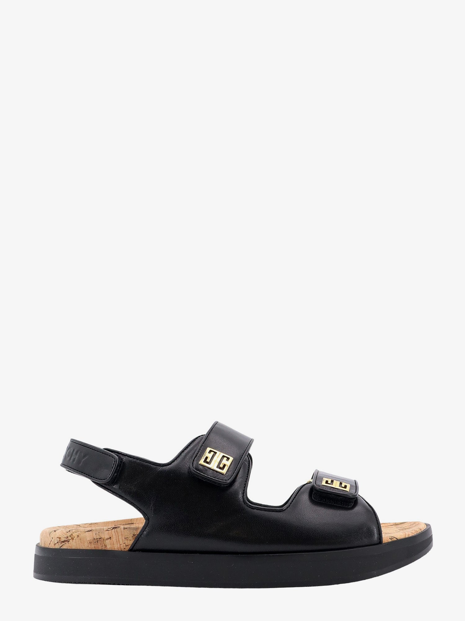 Leather sandals buckles