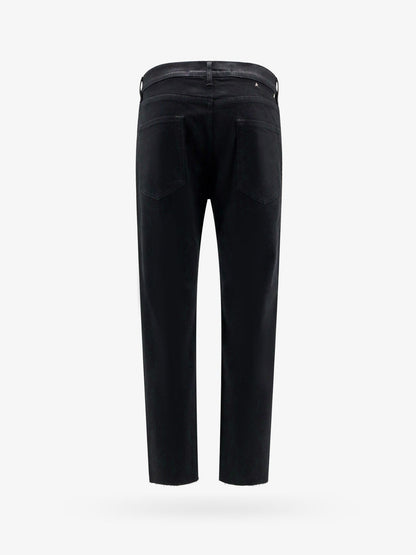 Pantalone slim fit black denim thumbnail