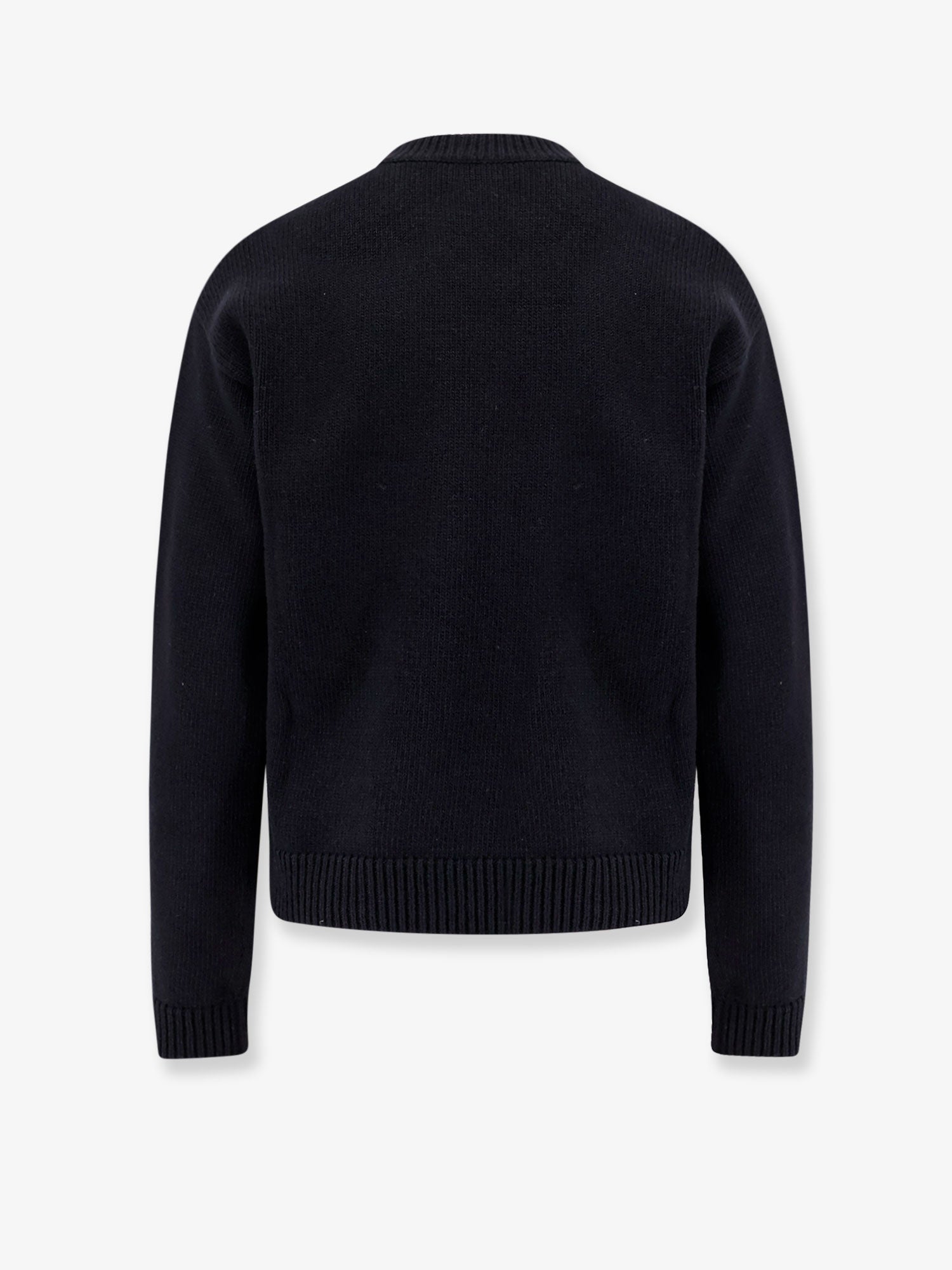 Wool sweater with gucci embroidery on the front GUCCI - Nugnes1920