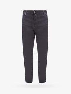 Example: Regular slim fit cotton trouser back pony skin patch