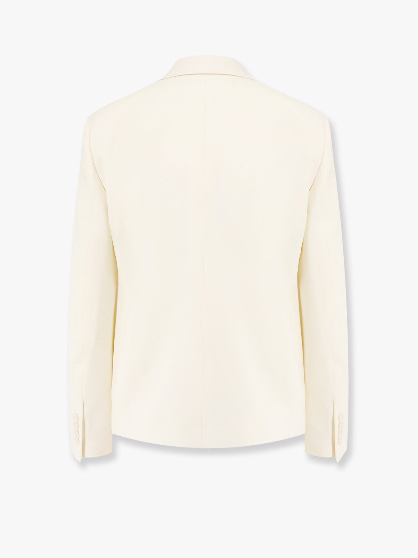 Wool blazer with iconic brooch