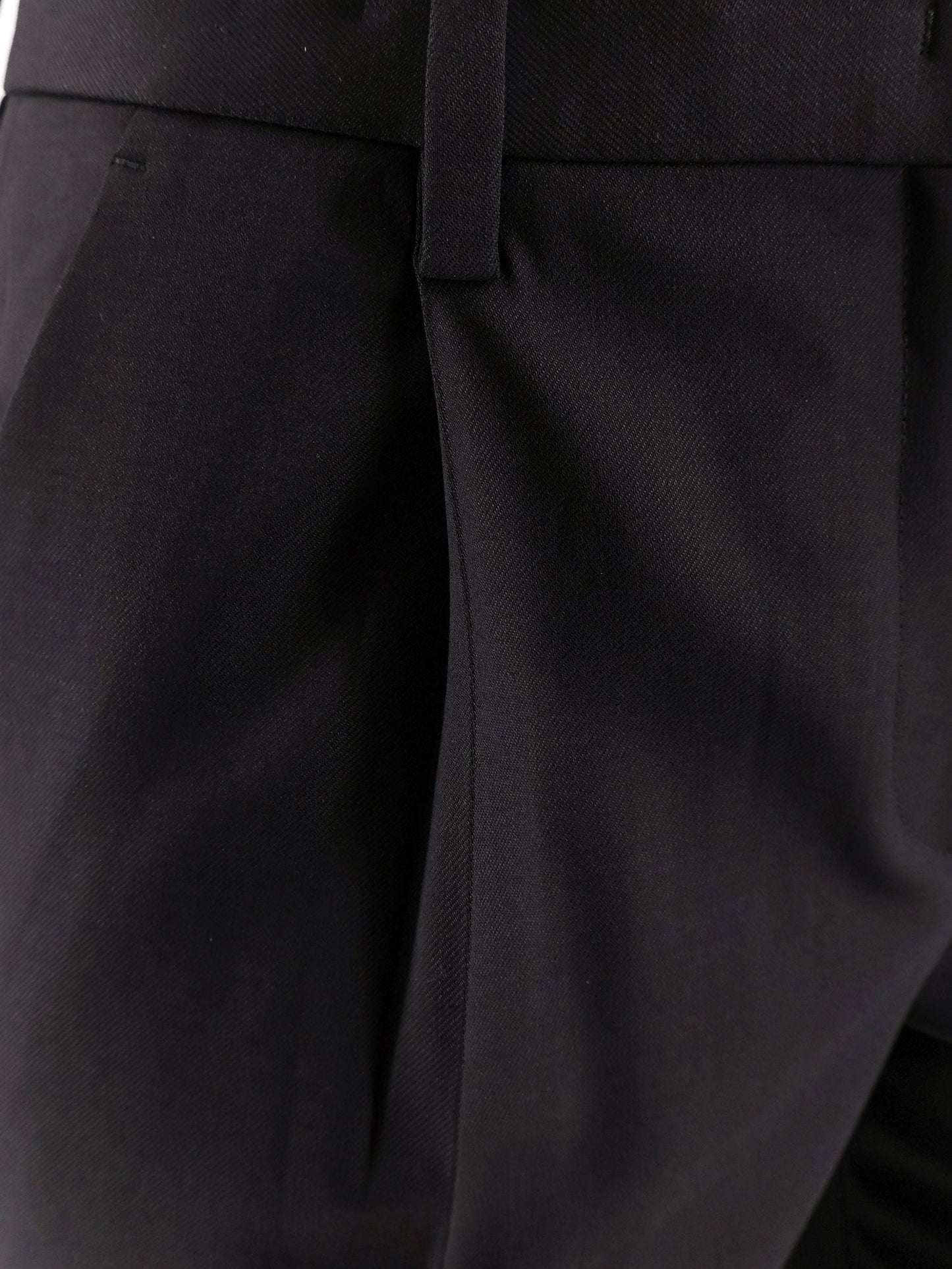 Virgin wool trouser with pinces