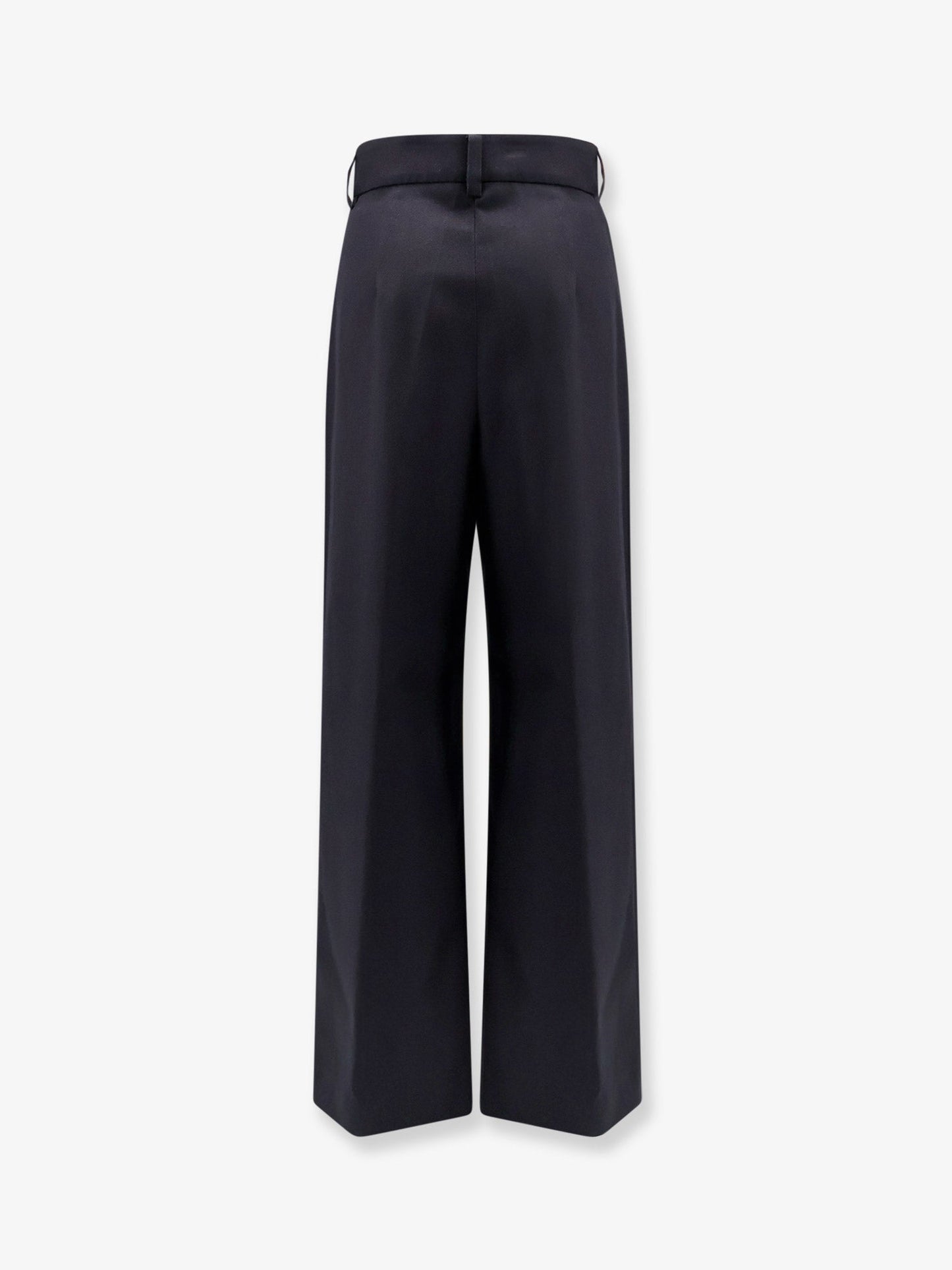 Cotton and wool trouser with frontal pinces