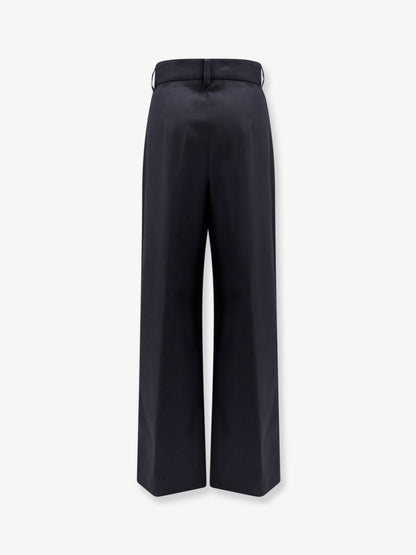 Cotton and wool trouser with frontal pinces thumbnail