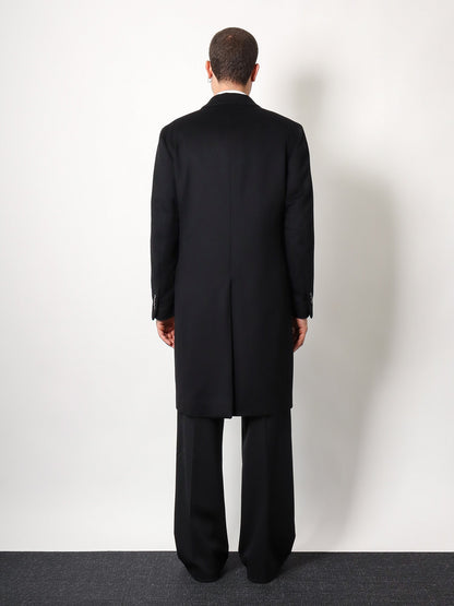 Cashmere coat with peak lapel thumbnail