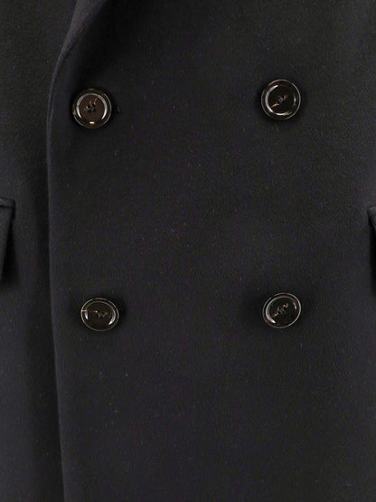 Cashmere coat with peak lapel thumbnail