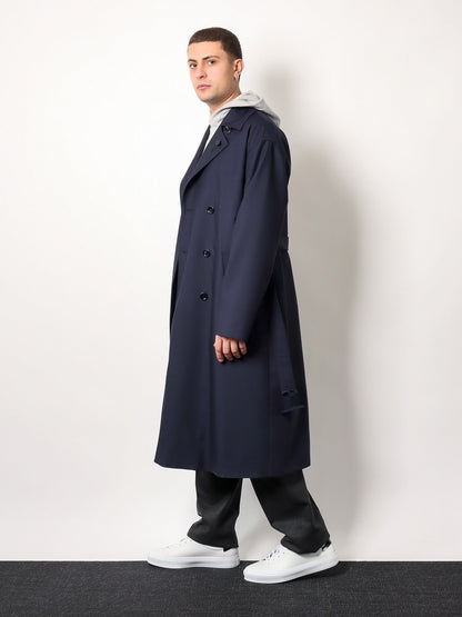 Virgin wool and mohair trench thumbnail