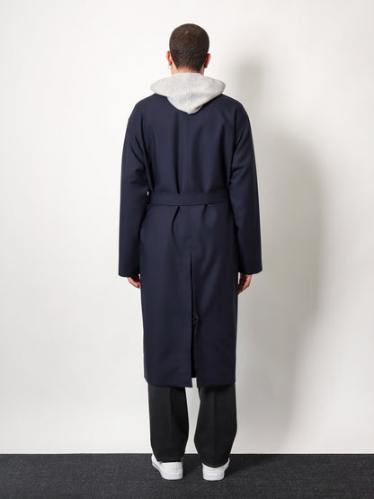 Virgin wool and mohair trench thumbnail