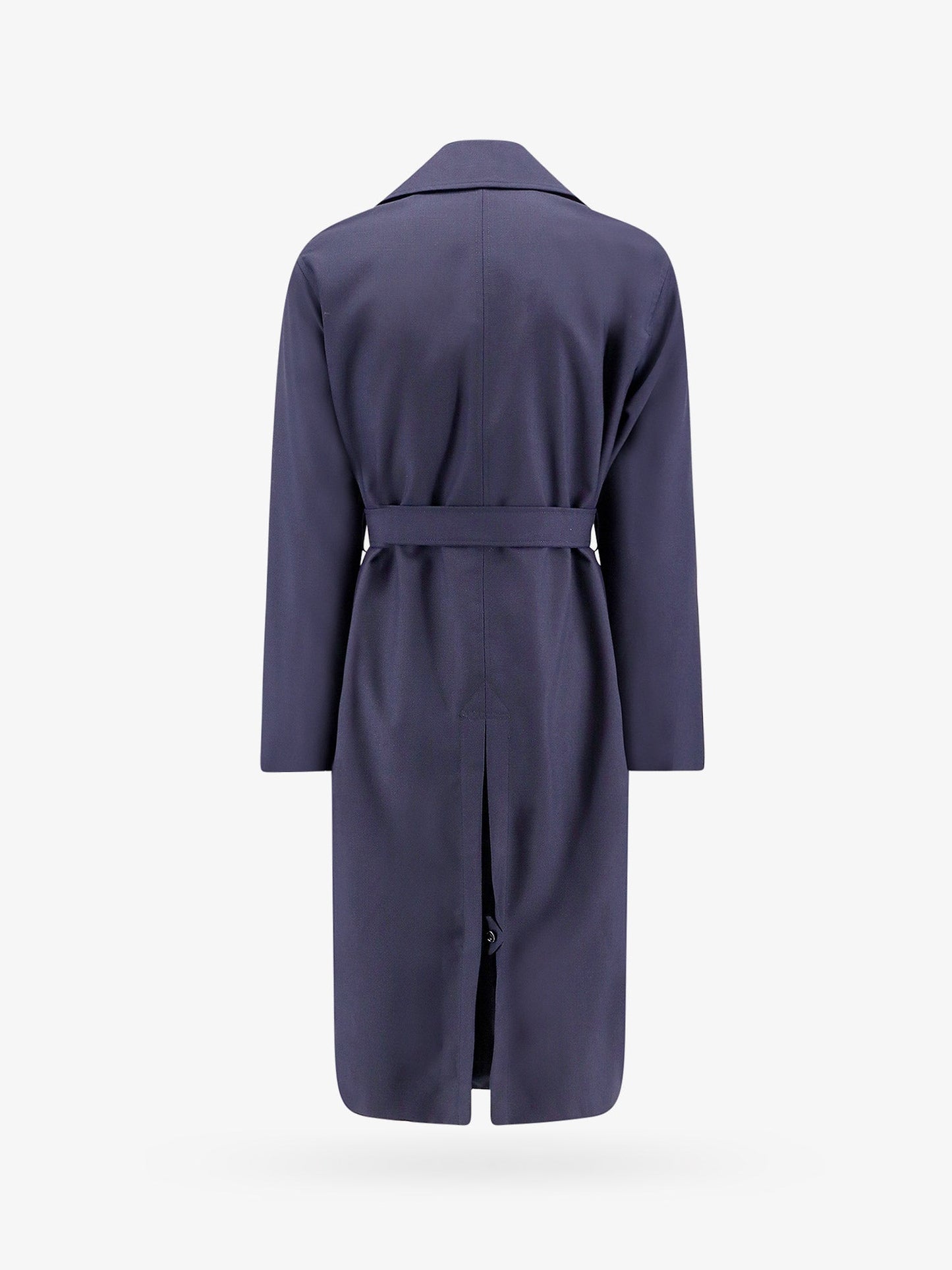 Virgin wool and mohair trench