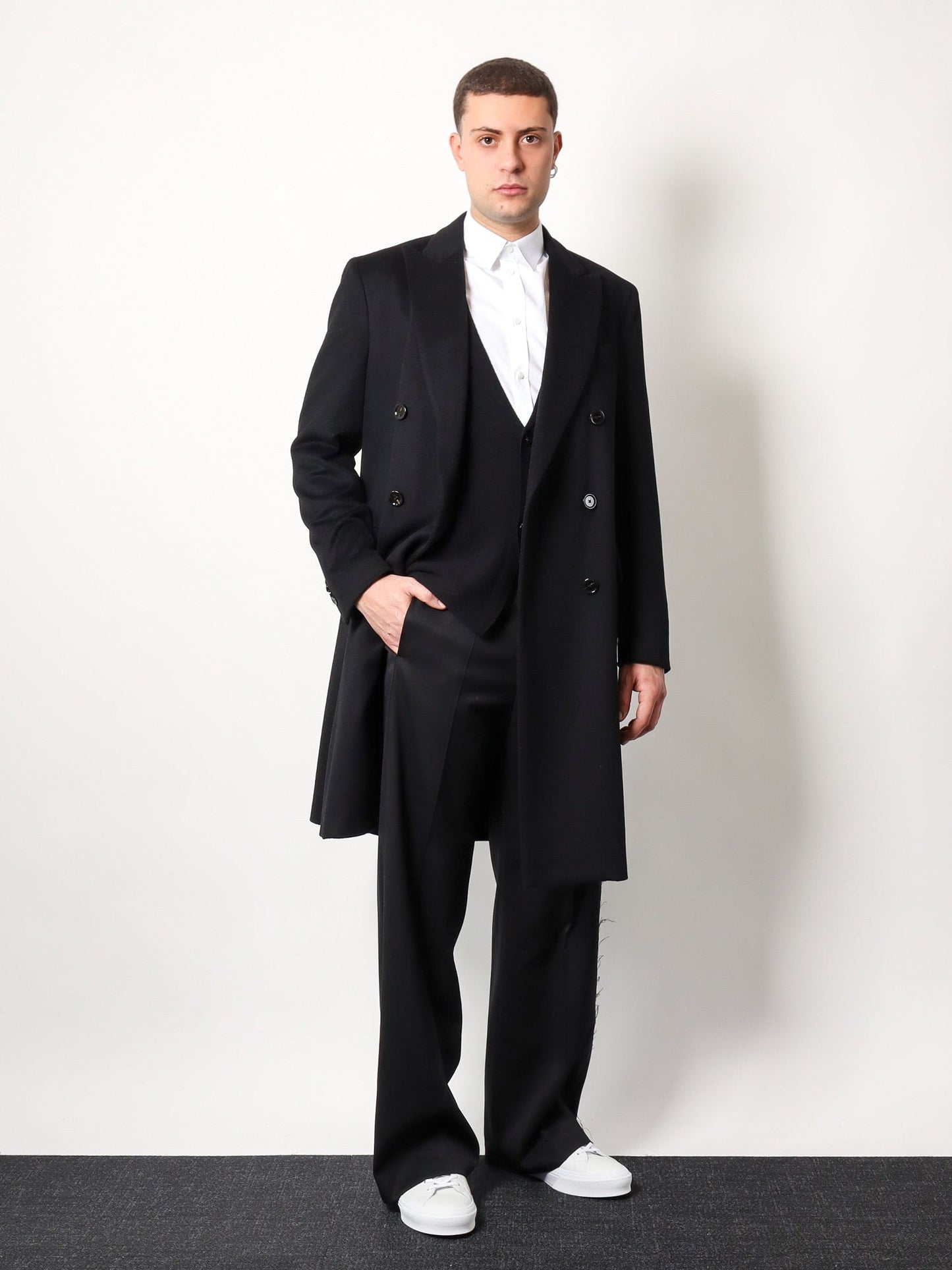 Wool and silk blazer