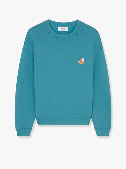 Cotton sweatshirt with iconic embroidered logo on the front thumbnail