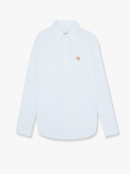 Oxford cotton shirt with embroidered foxy logo thumbnail
