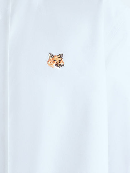 Oxford cotton shirt with embroidered foxy logo thumbnail