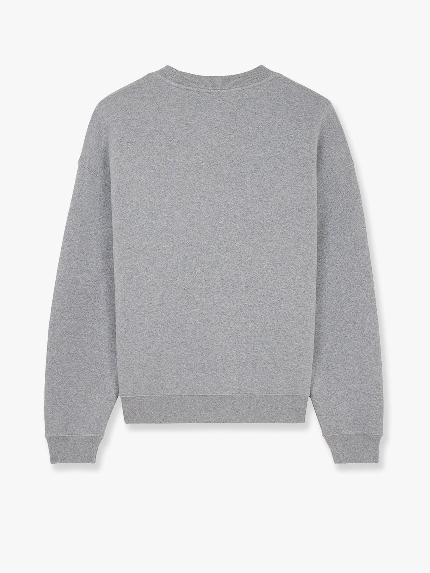Cotton sweatshirt with embroidered logo on the front