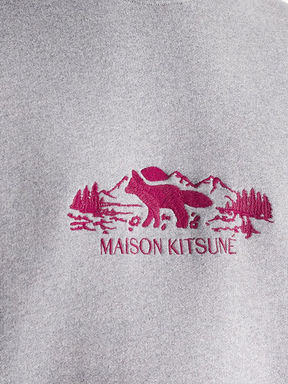 Cotton sweatshirt with embroidered logo on the front thumbnail