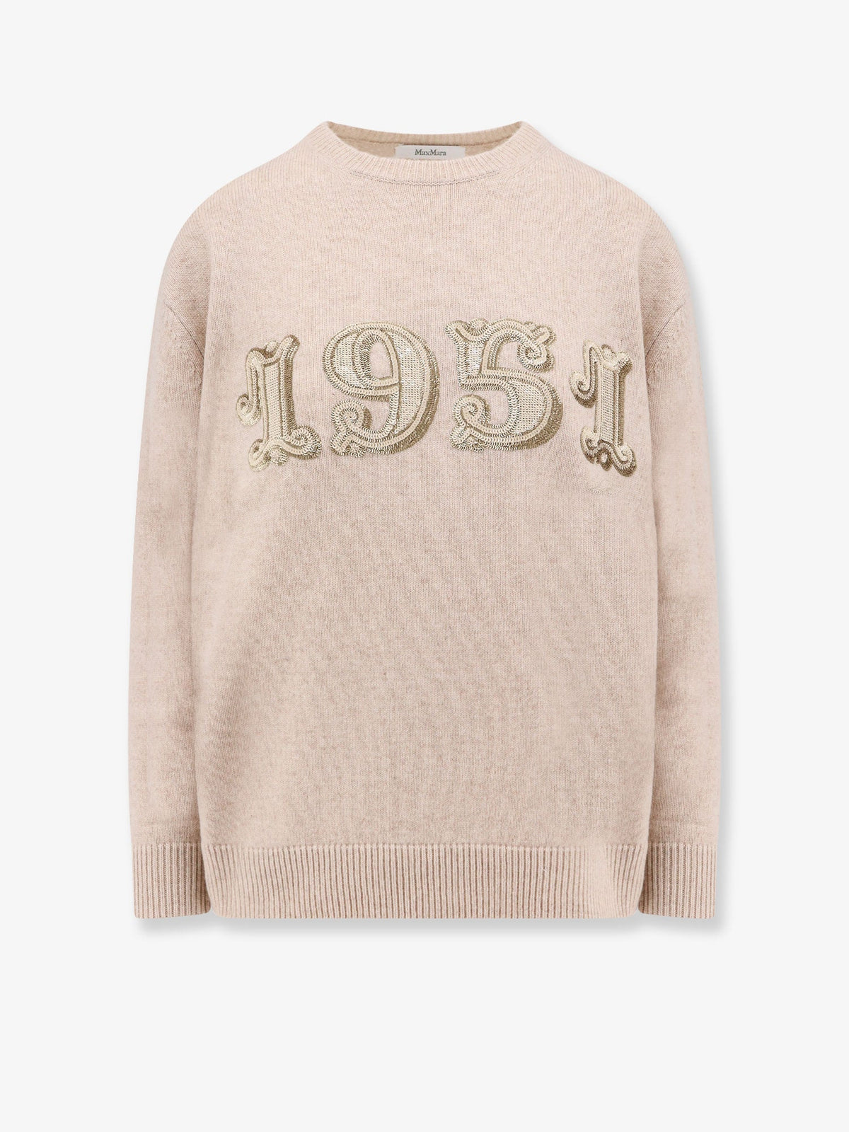 Wool cashmere sweater 1951 motif