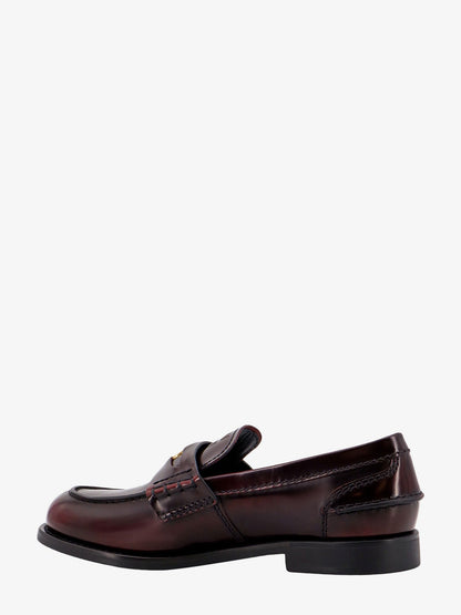 Leather loafer with metal penny thumbnail