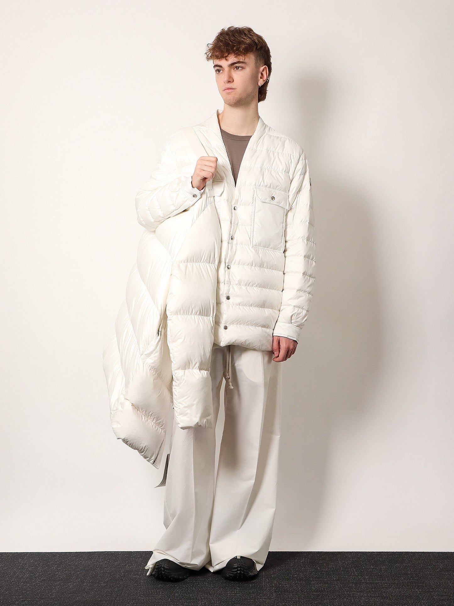 Moncler x rick owens padded jacket