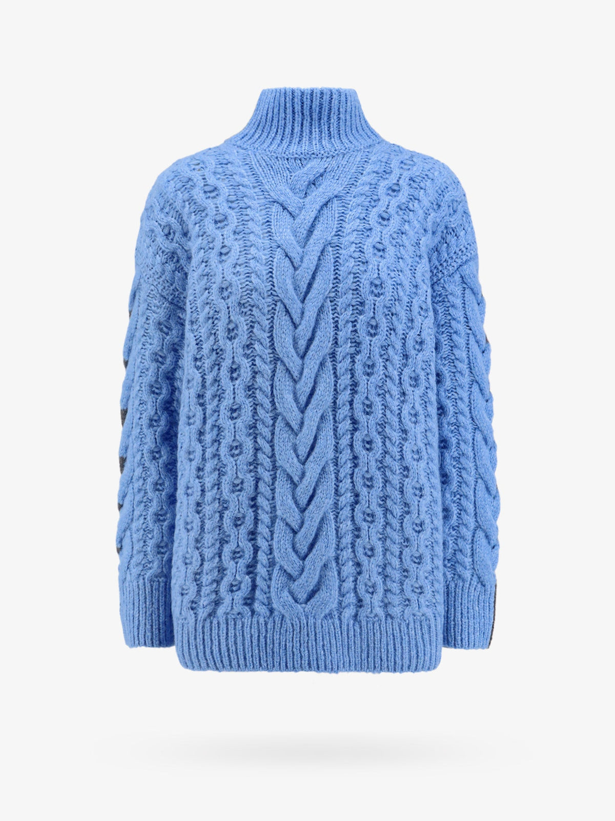 Bicolor alpaca blend sweater