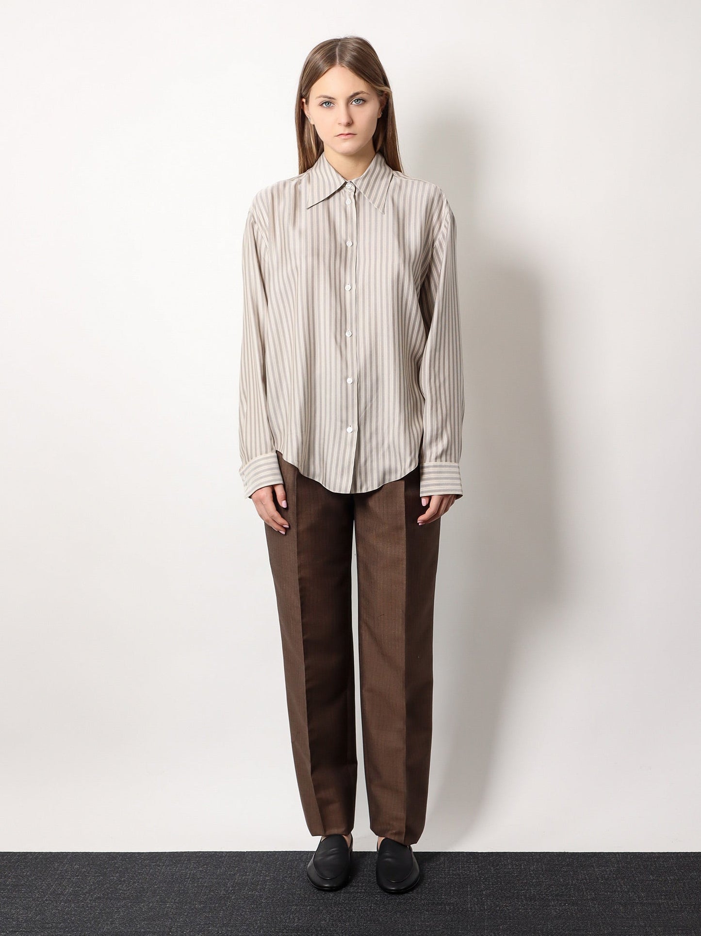 Parave striped silk shirt