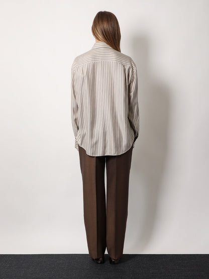 Parave striped silk shirt thumbnail