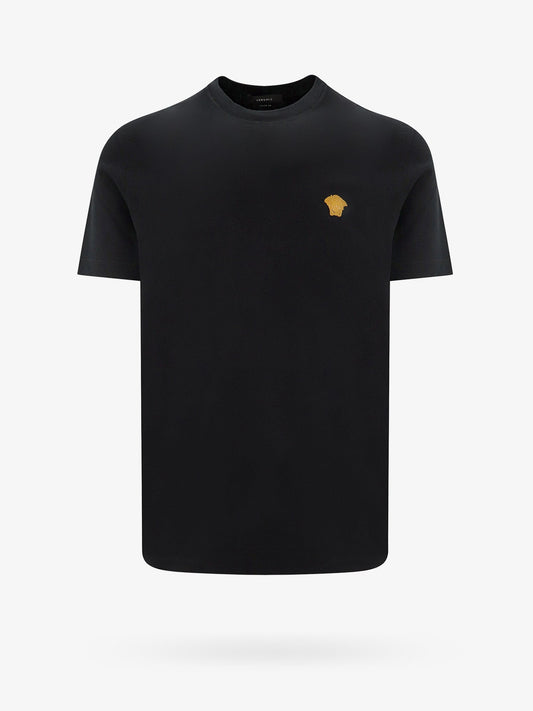 Cotton t-shirt with embroidered logo on the front