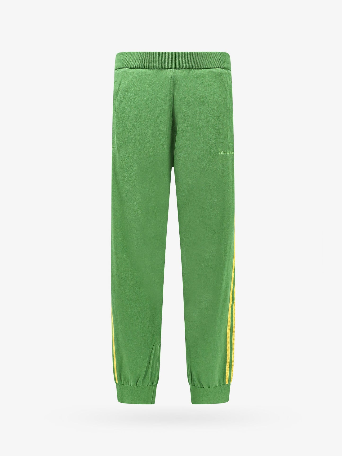 Cotton trouser with embroidered logo