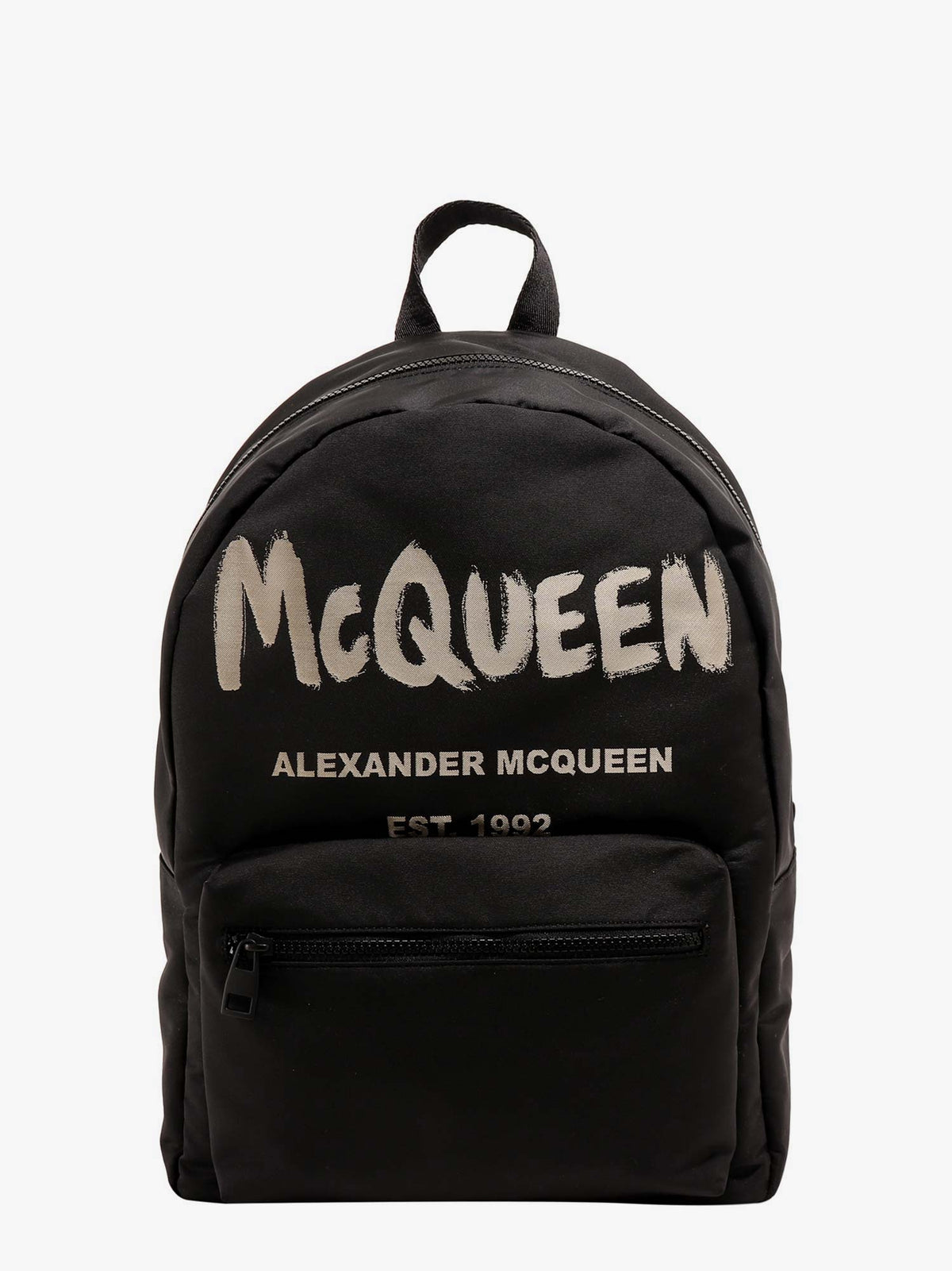 Metropolitan nylon backpack graffiti print