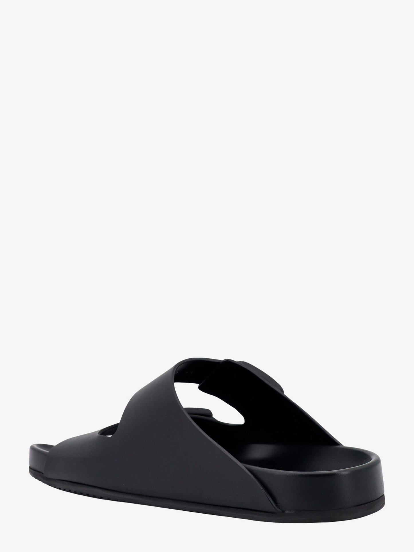 Sandali in suede con dettaglio anatomico