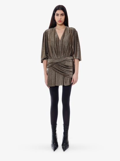 Mini lenght laminated dress thumbnail