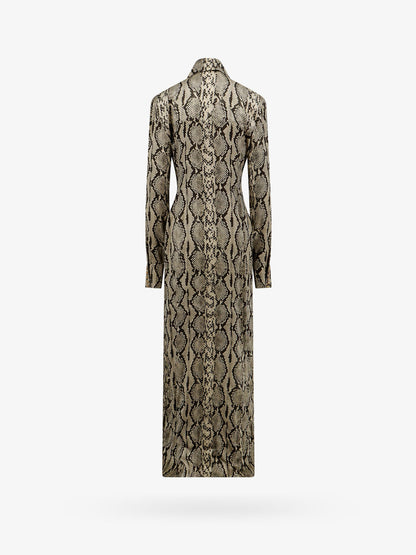 Viscose chemisier dress with python print thumbnail