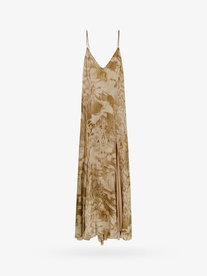 Viscose dress with camouflage python print thumbnail