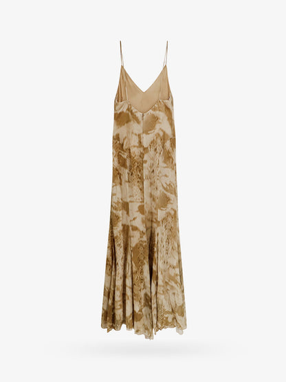 Viscose dress with camouflage python print thumbnail