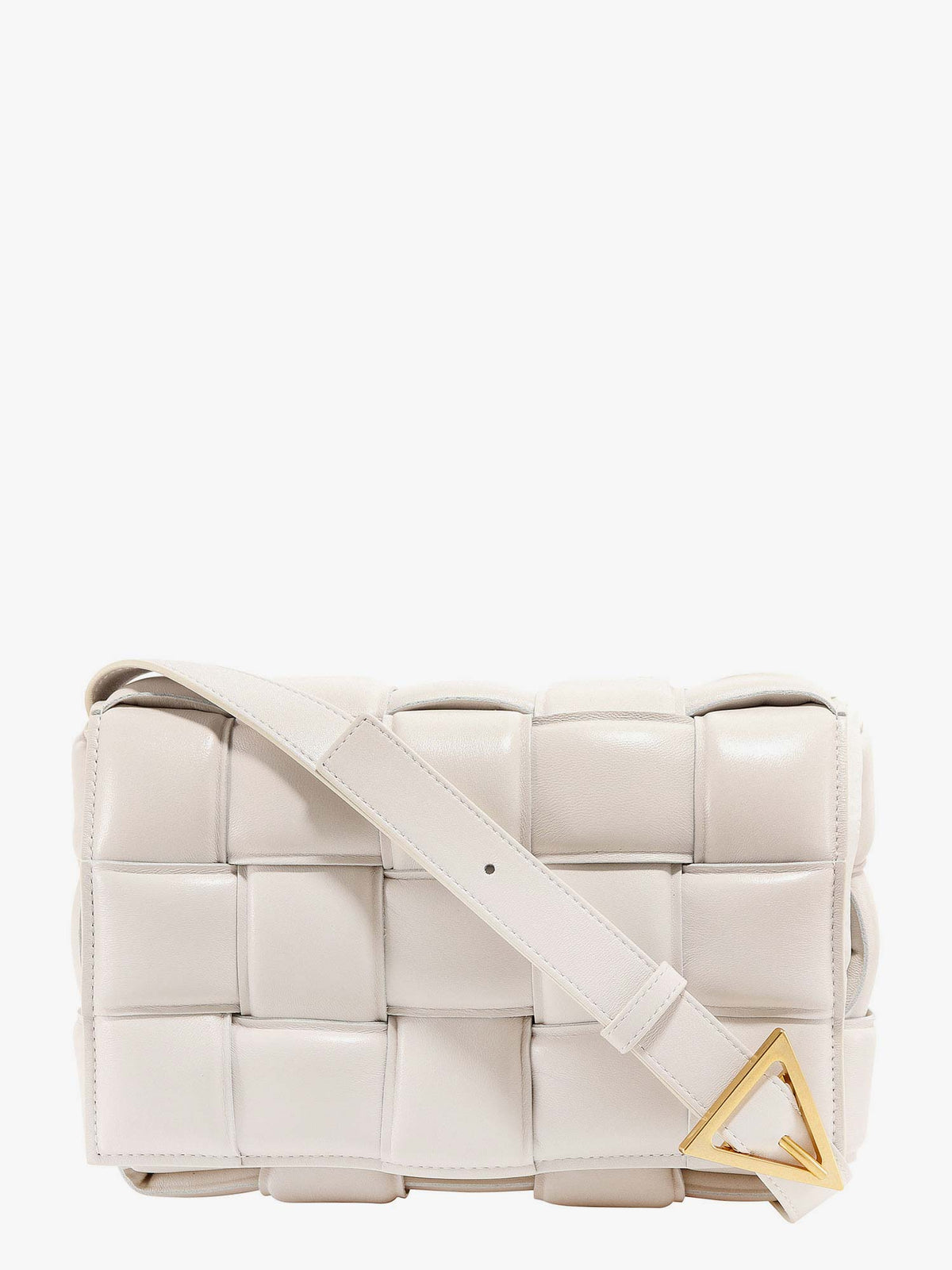 Borsa tracolla padded cassette pelle