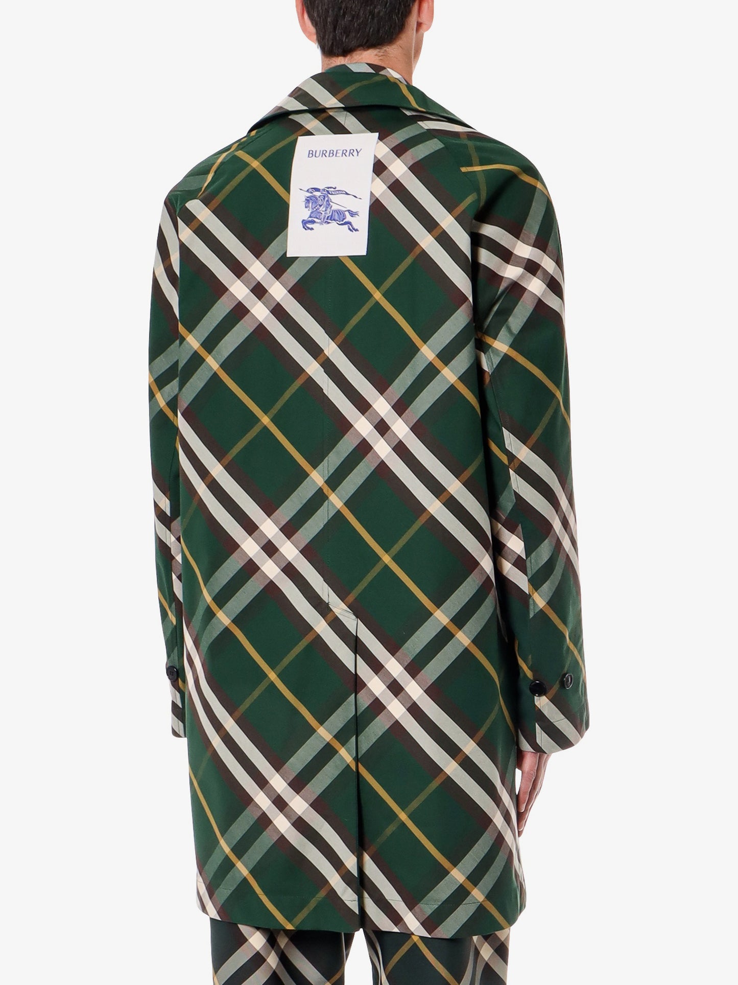 Reversible cotton trench