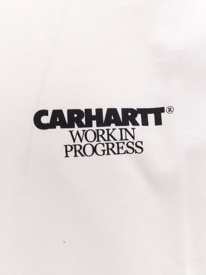 T-shirt in cotone organico con logo frontale thumbnail
