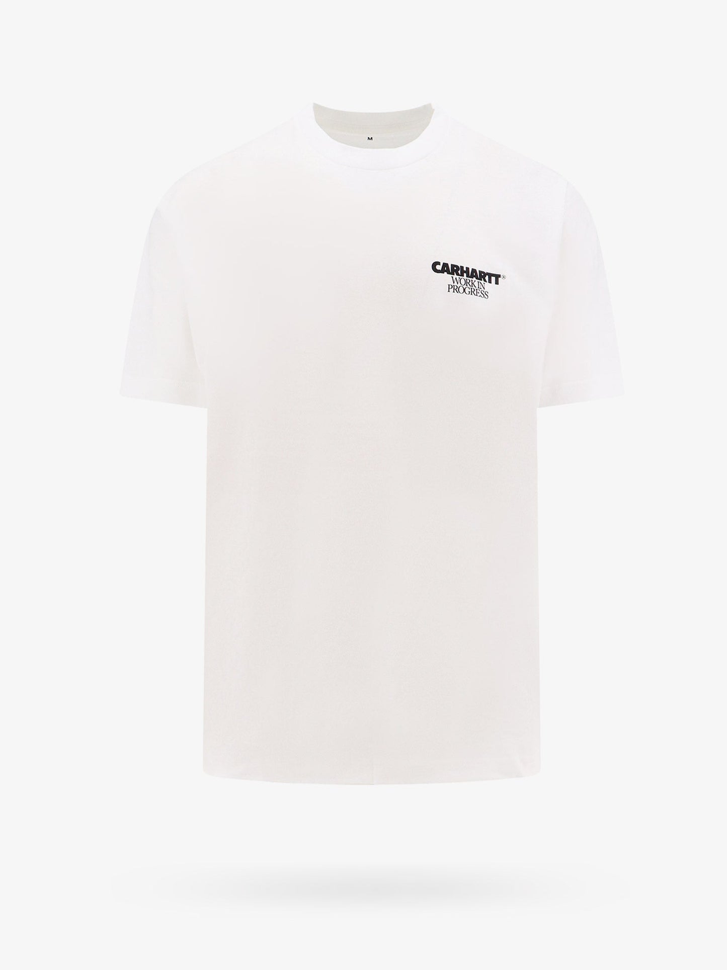 T-shirt in cotone organico con logo frontale