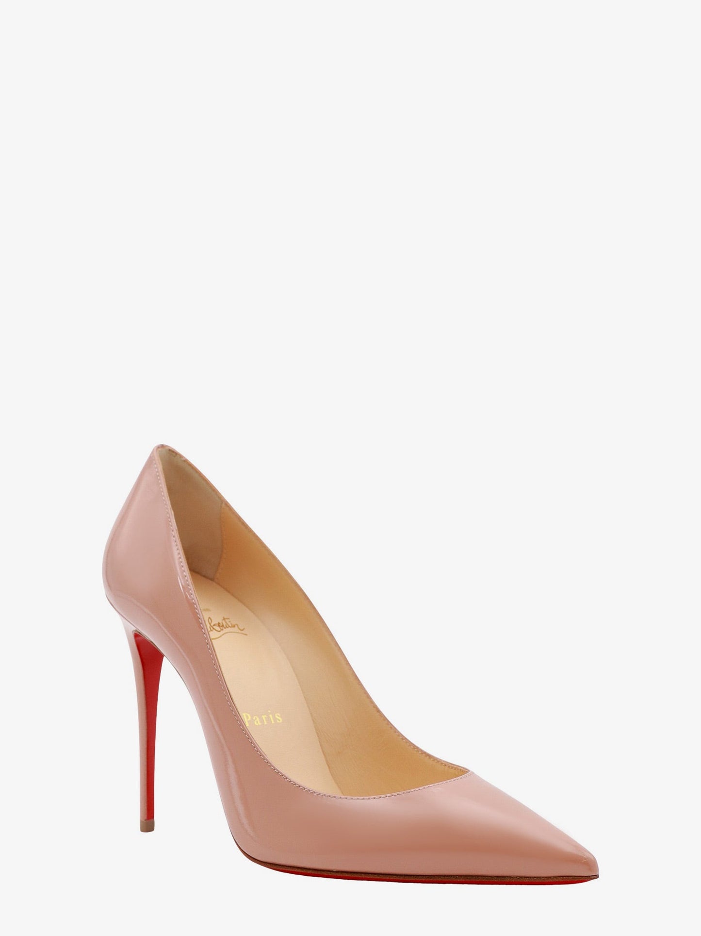 Patent leather décolleté