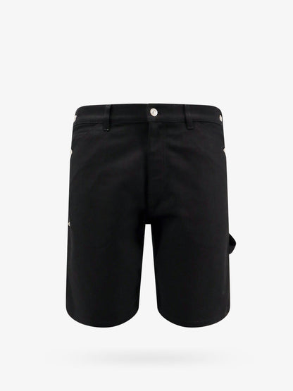 Stretch cotton bermuda shorts with embroidered logo thumbnail