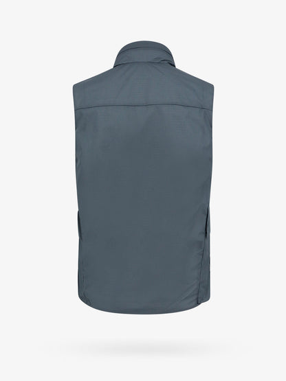 Nylon sleeveless jacket with lateral logo print thumbnail