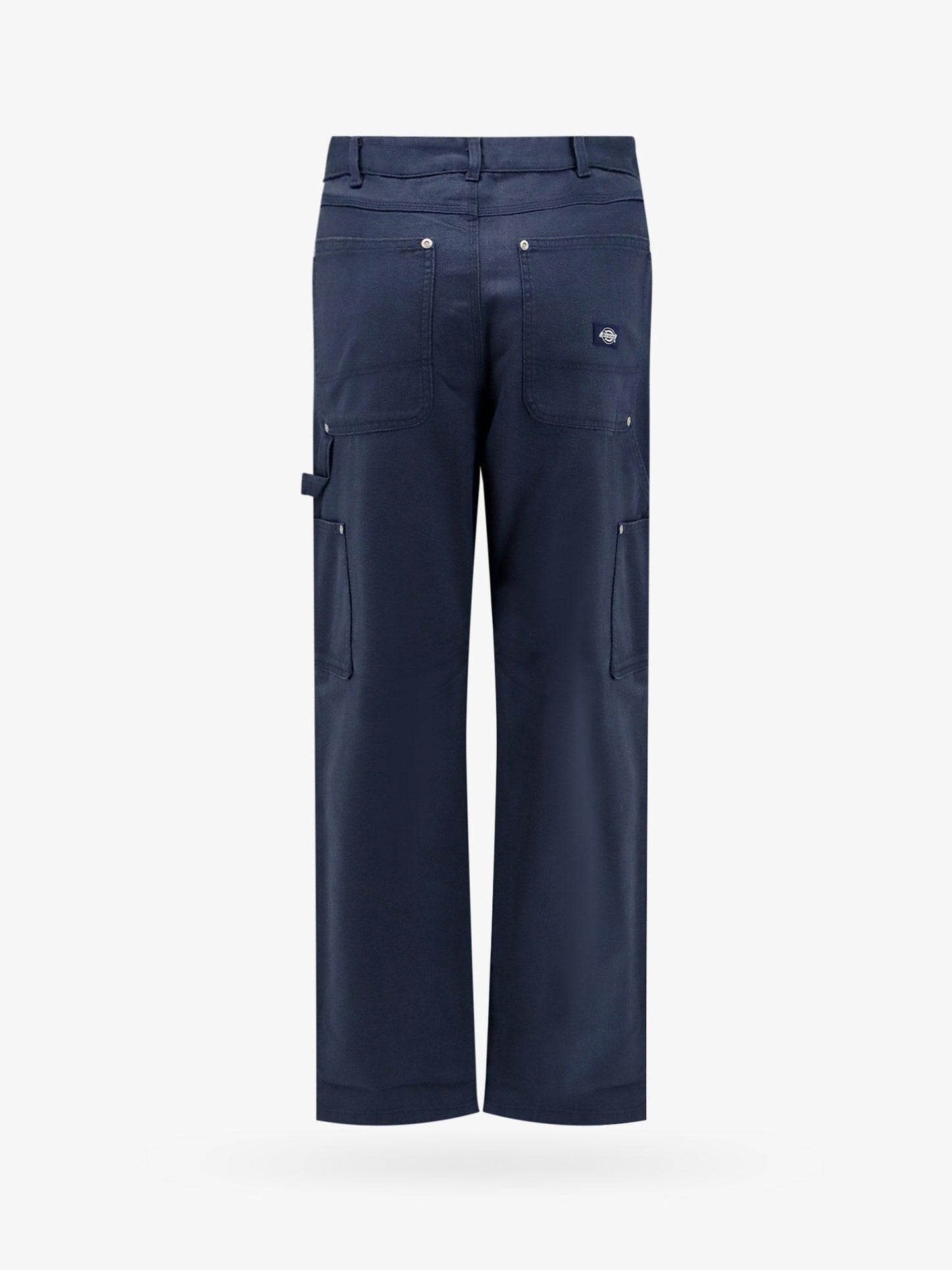 Cotton trousers with used effect