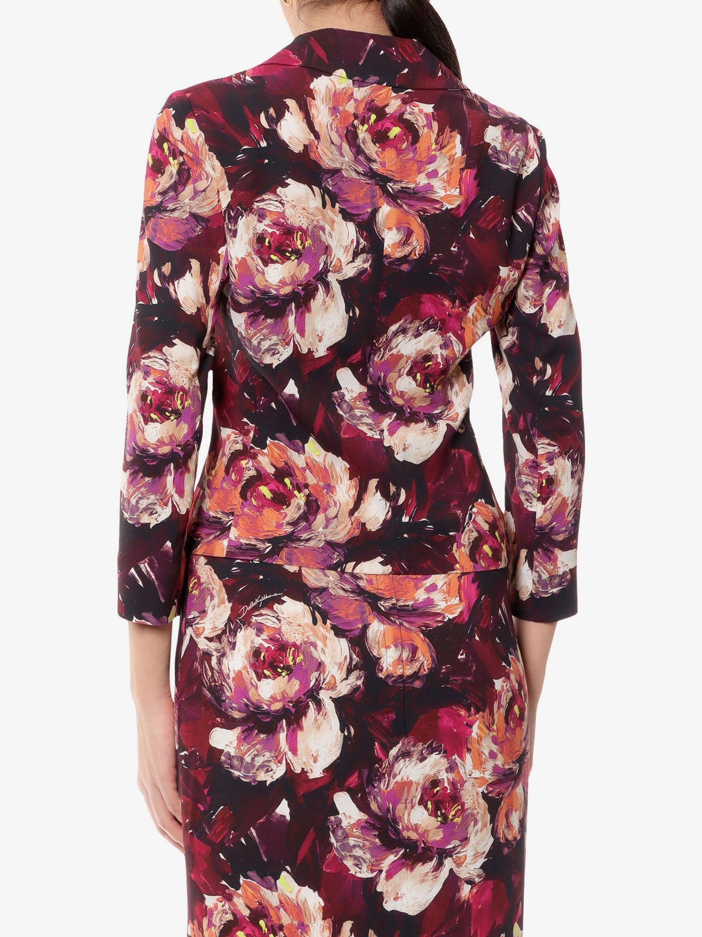 Cady  blazer with peonie flower print