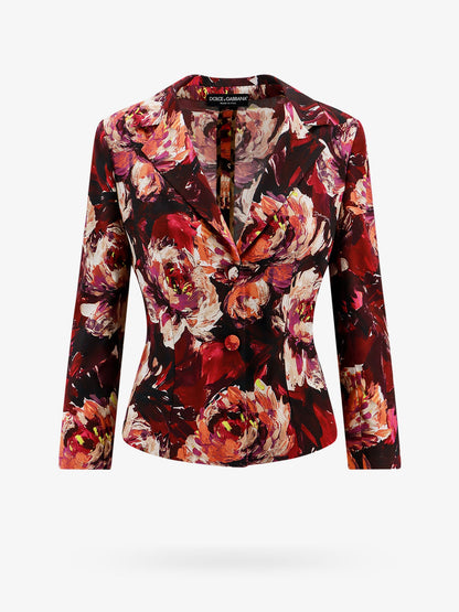Cady  blazer with peonie flower print thumbnail