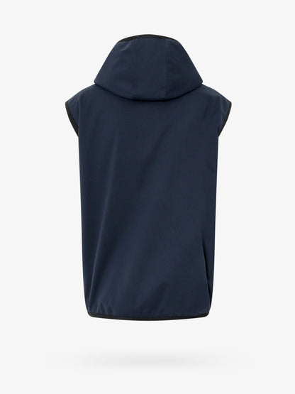 Sleeveless jacket with hood thumbnail