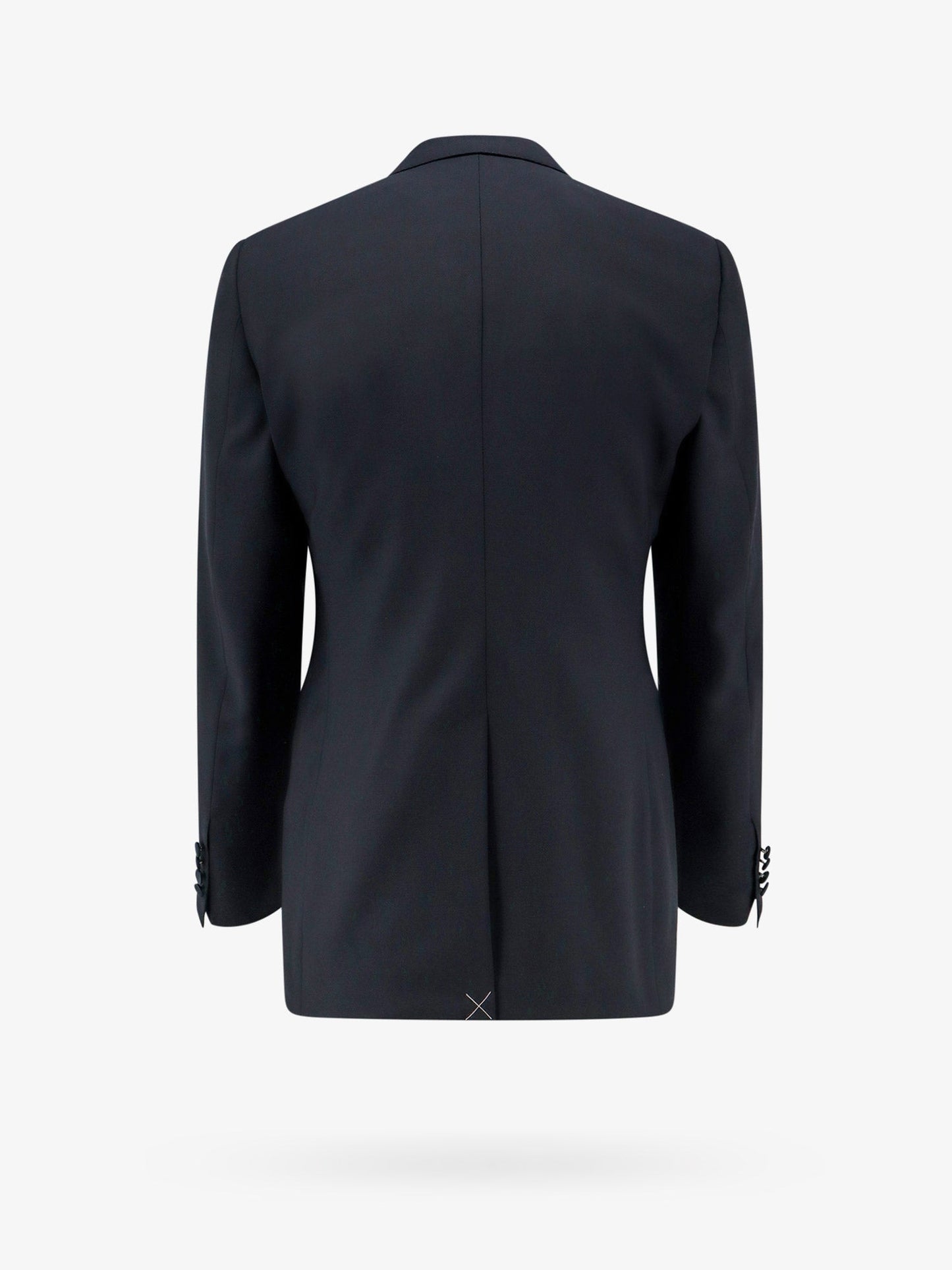 Virgin wool blend tuxedo with gilet and satin profiles