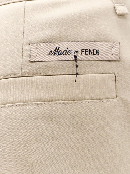 Wool shorts with 'made in fendi' label thumbnail