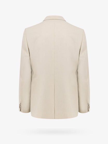 Virgin wool blazer with logoed buttons thumbnail